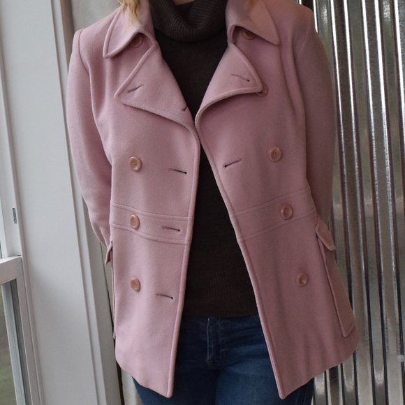light pink peacoat